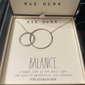 Rae Dunn Necklace Balance silver